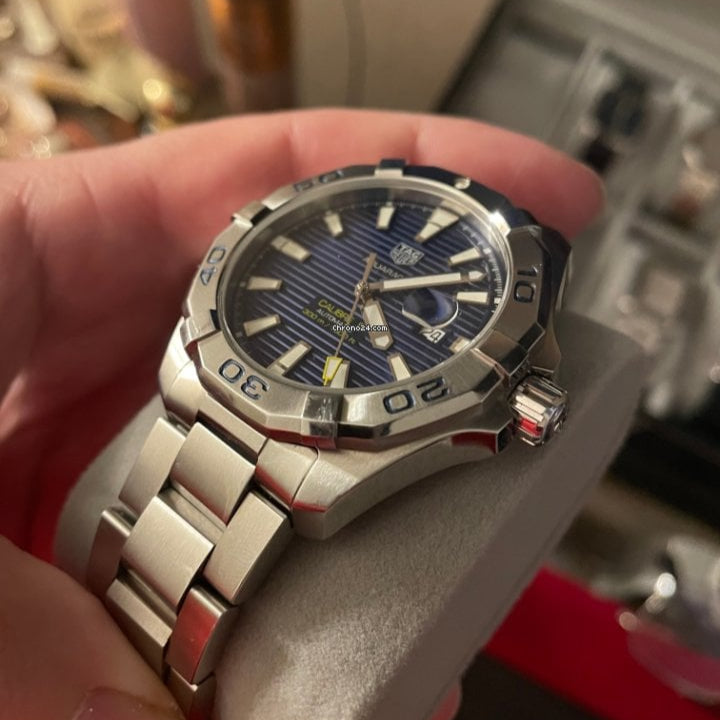 Tag Heuer Aquaracer Blue Dial Watch for Men - WAY2012.BA0927