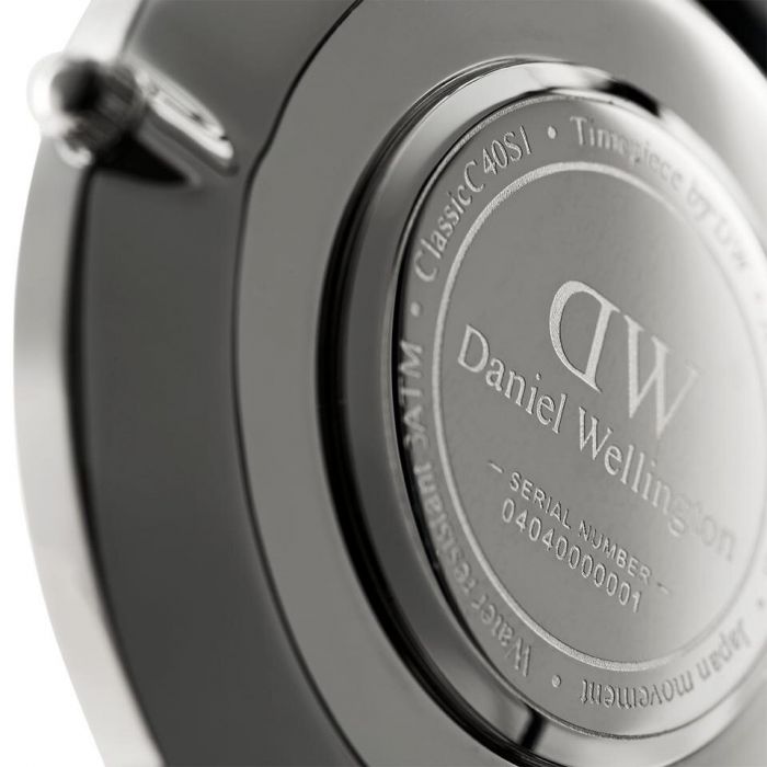 Daniel Wellington Classic St Mawes White Dial Brown Leather Strap Watch For Men - DW00100021