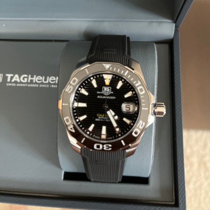 Tag Heuer Aquaracer Black Dial Watch for Men -  WAY211A.FT6151