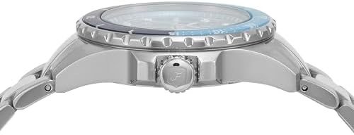 Fossil Blue Dive Three Hand Blue Dial Silver Steel Strap Watch For Women - ES5353
