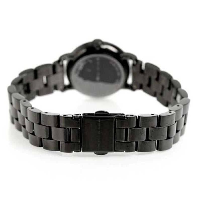 Marc Jacobs Baker Black Dial Black Steel Strap Watch for Women - MBM3425