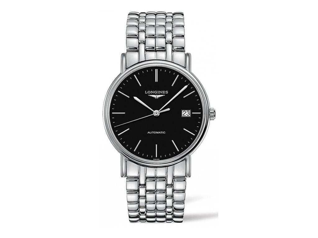 Longines Presence 38.5mm Automatic Stainless Steel Watch for Men - L4.921.4.52.6