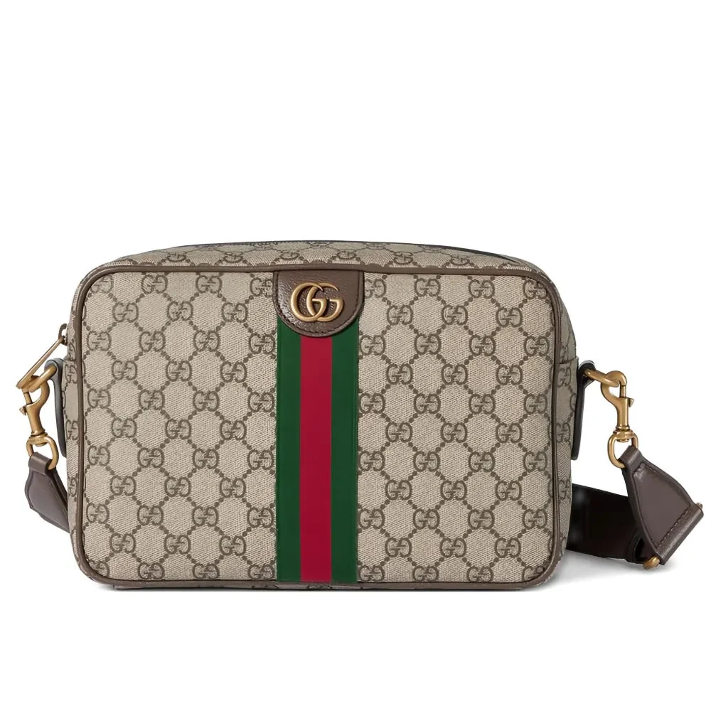 Gucci Ophidia Small Crossbody Bag – Beige