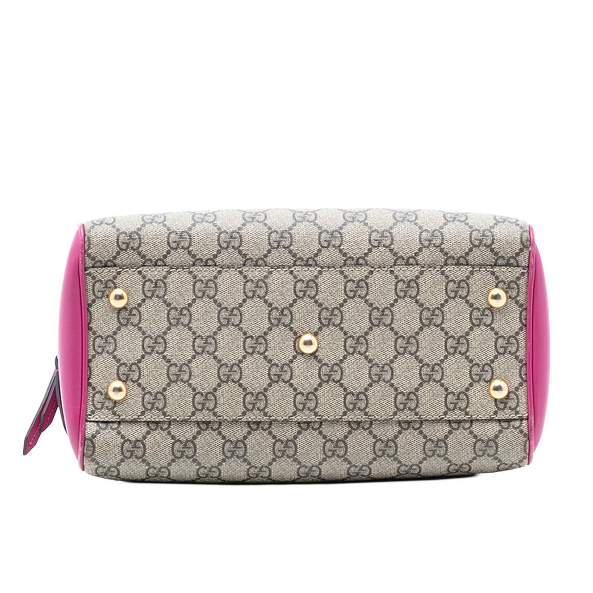 Gucci GG Supreme Boston Bag - Hibiscus Pink