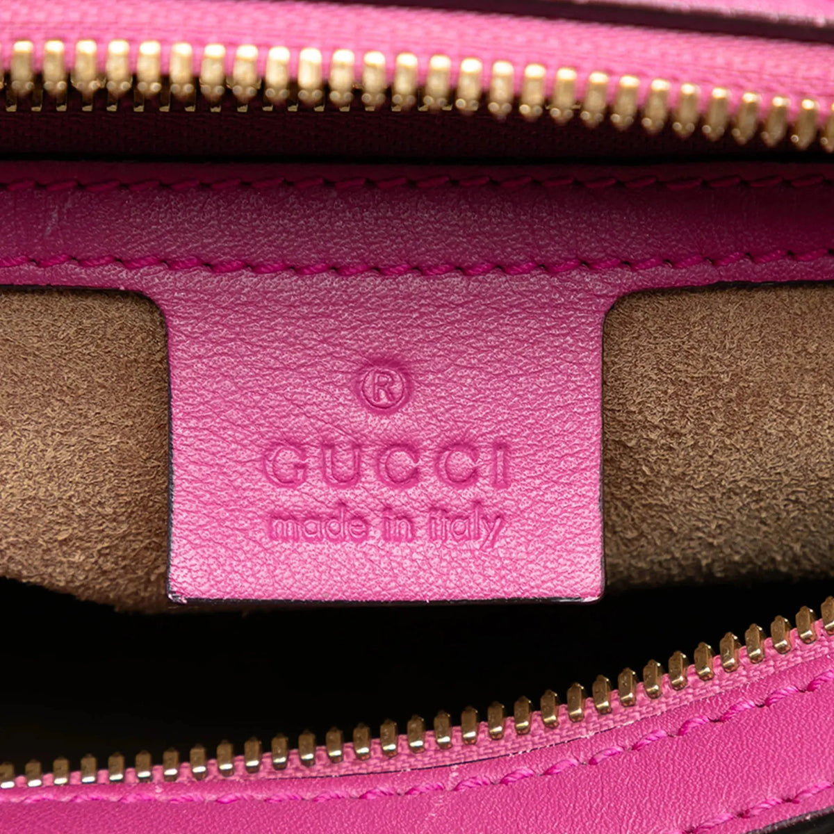 Gucci GG Supreme Boston Bag - Hibiscus Pink
