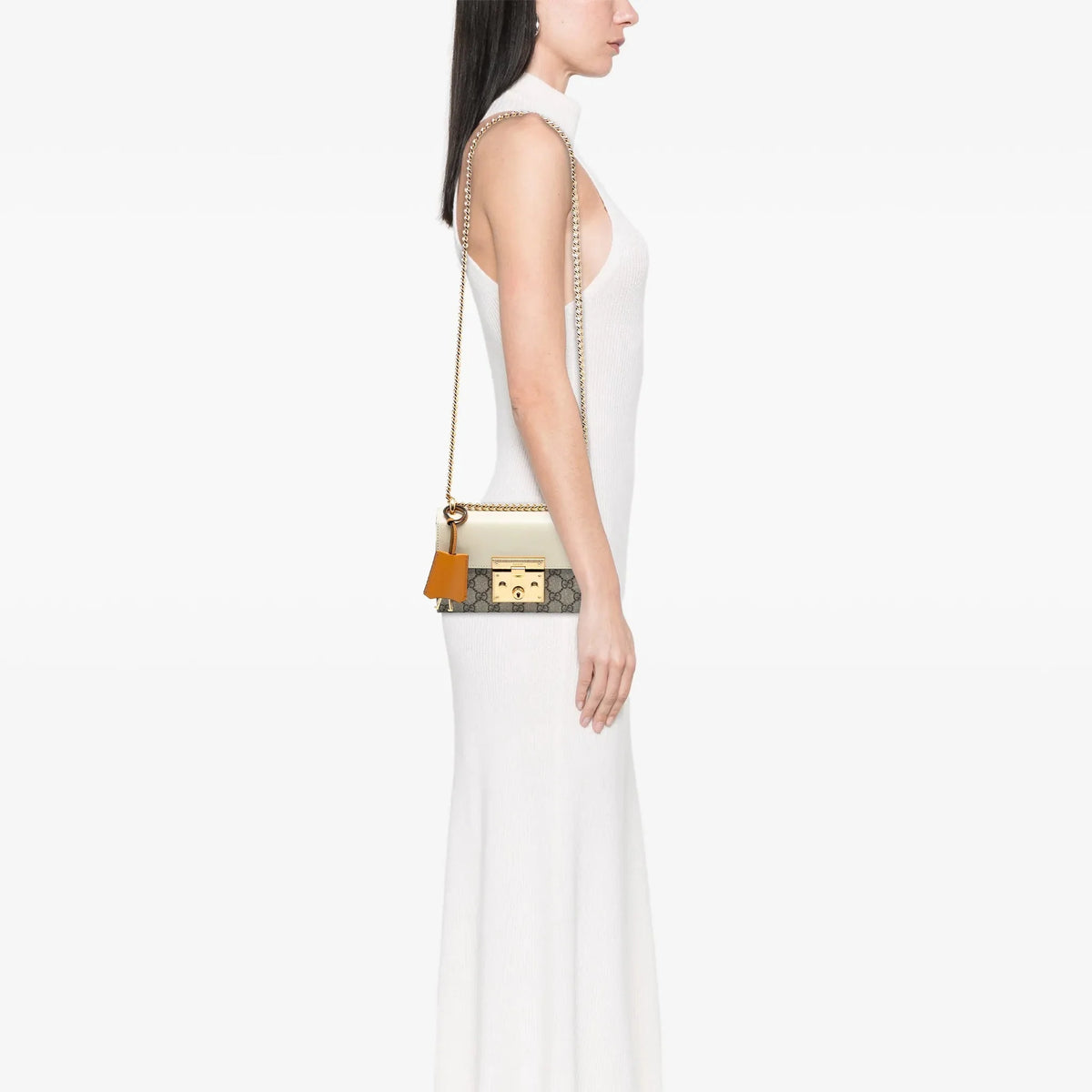 Gucci Padlock GG Shoulder Bag – Beige