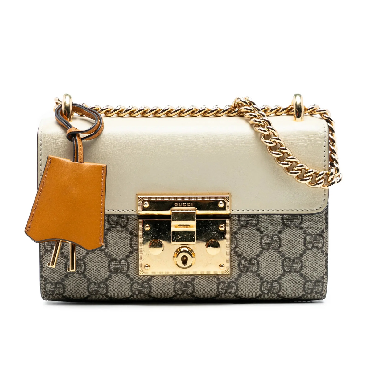 Gucci Padlock GG Shoulder Bag – Beige