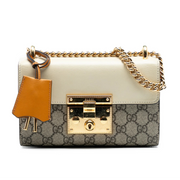 Gucci Padlock GG Shoulder Bag – Beige