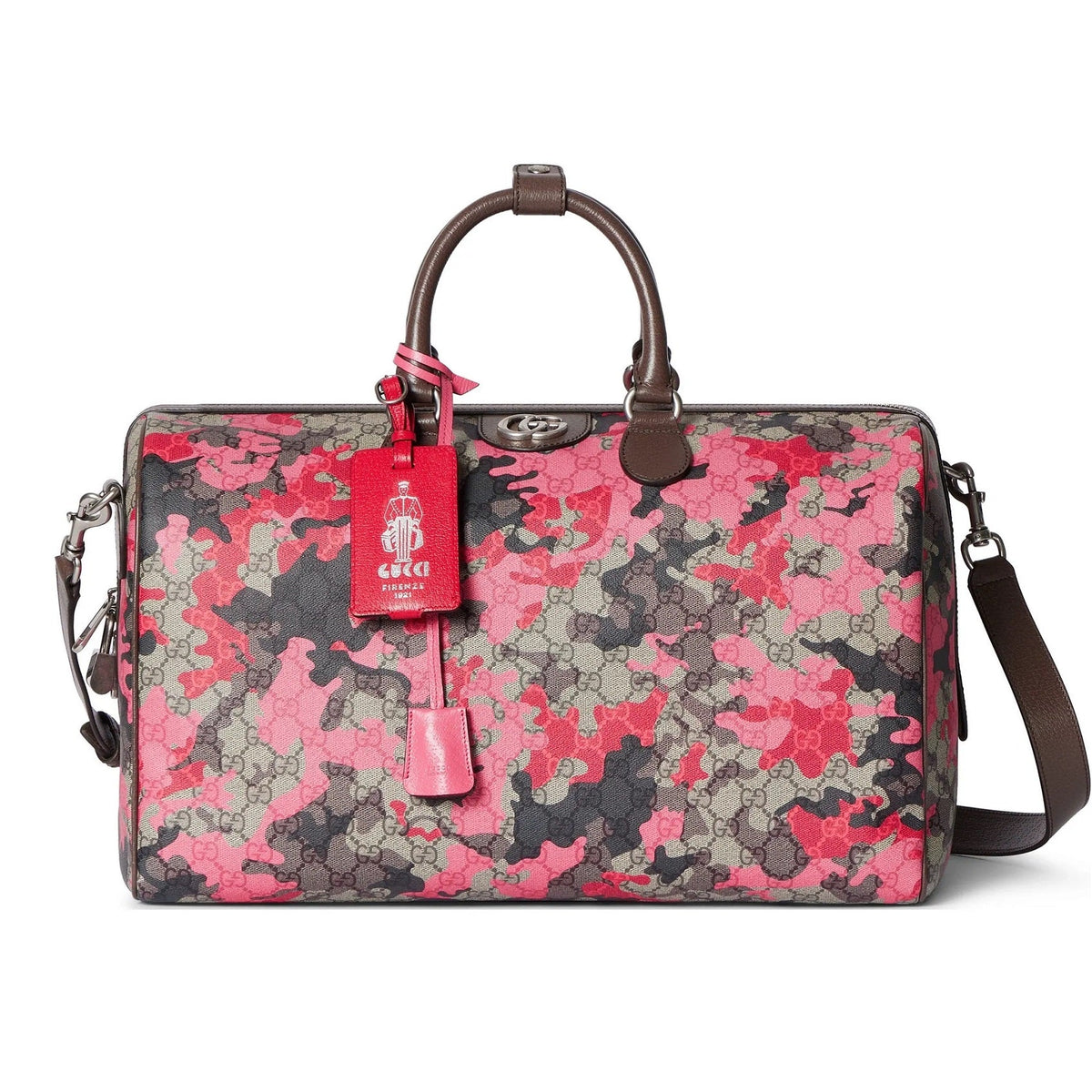 Gucci GG Duffle Bag - Camouflage Pink