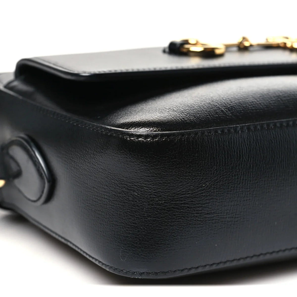 Gucci Horsebit 1955 Shoulder Leather Bag – Black