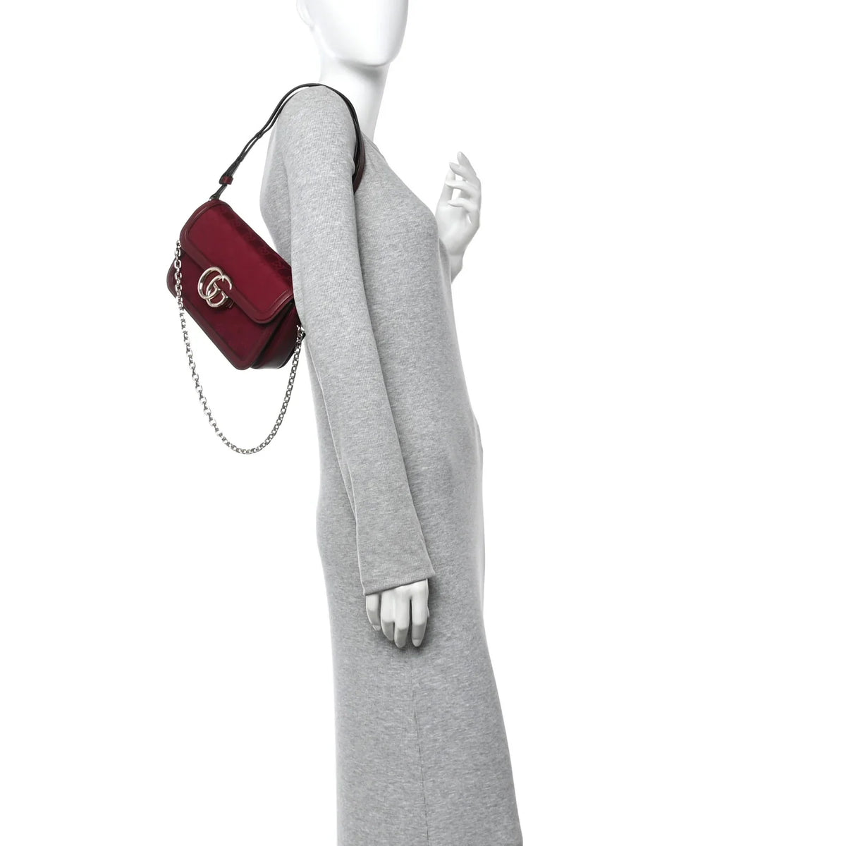 Gucci GG GO Small Shoulder Bag – Bordeaux