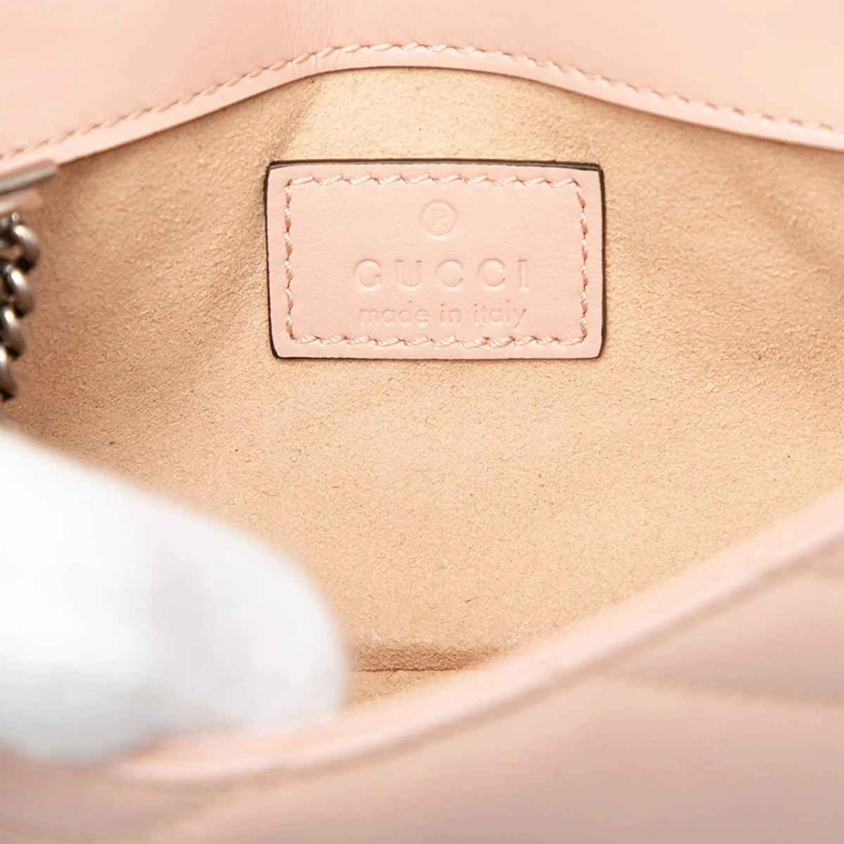 Gucci GG Marmont Leather Belt Bag – Pink