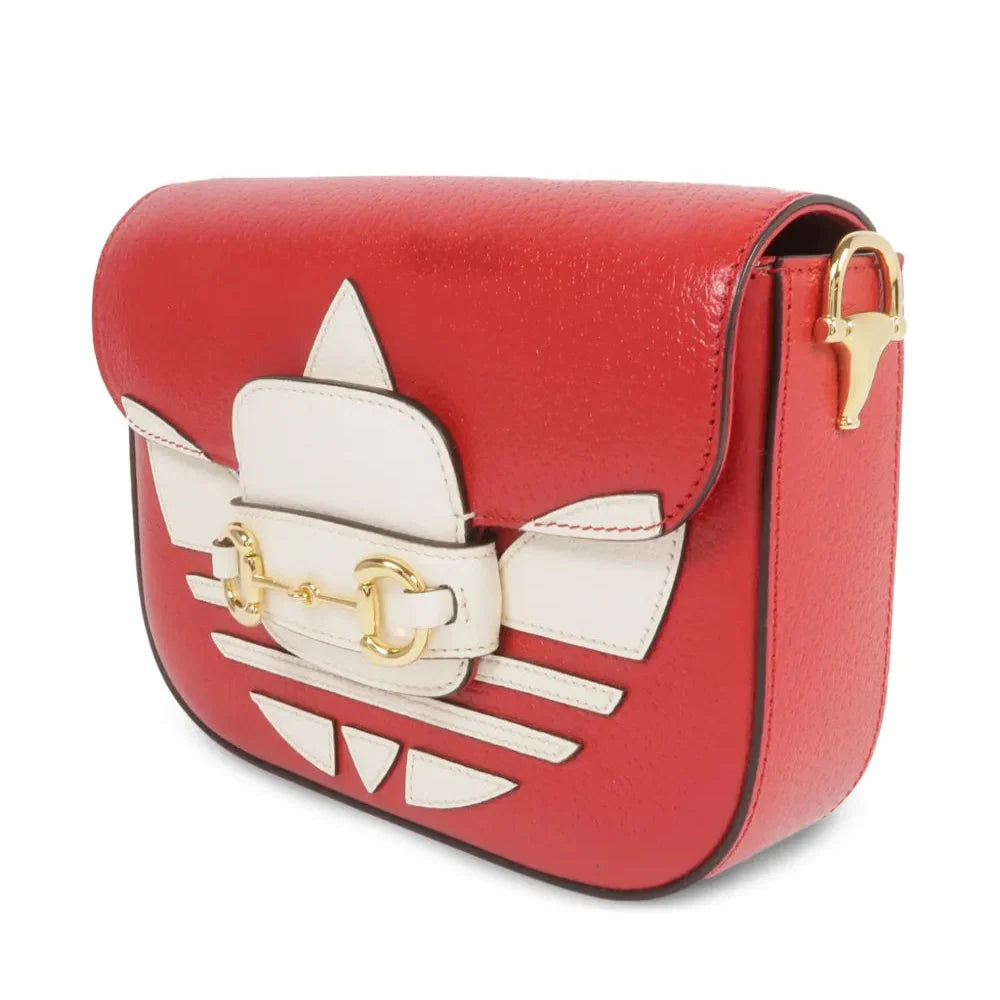 Gucci X Adidas Horsebit 1955 Shoulder Bag – Red