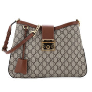 Gucci Padlock Medium Shoulder Bag – Beige