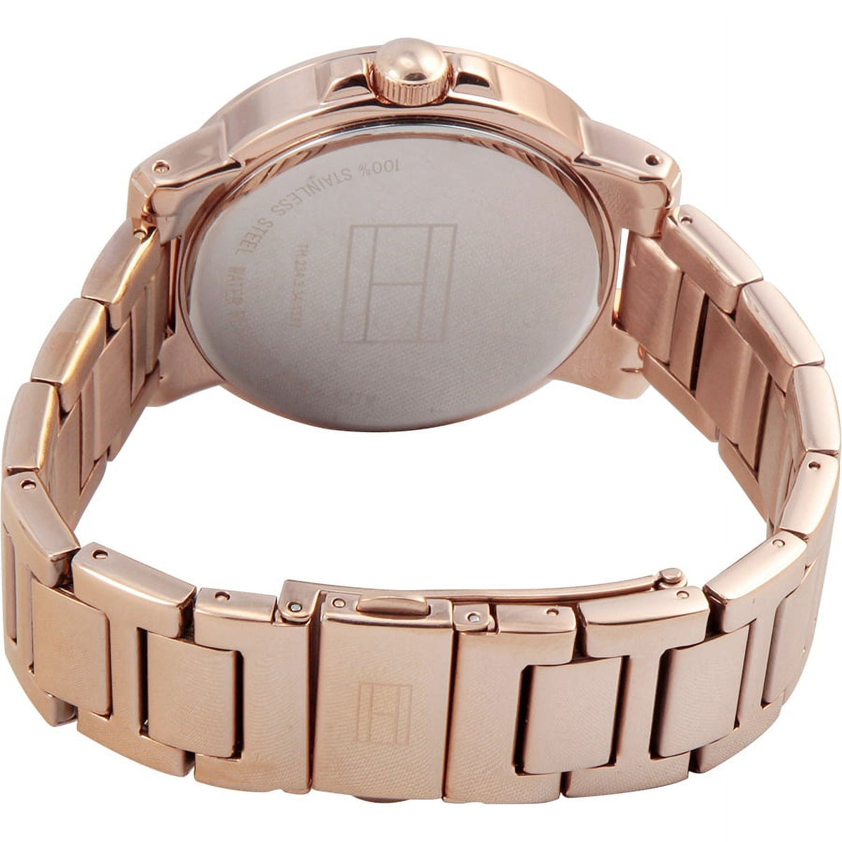 Tommy Hilfiger Bella Rose Gold Dial Rose Gold Steel Strap Watch for Women - 1781396