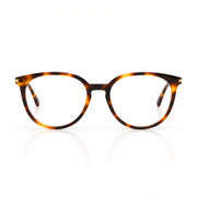 Saint Laurent SL 681/F Unisex Tortoiseshell Round-Frame Glasses