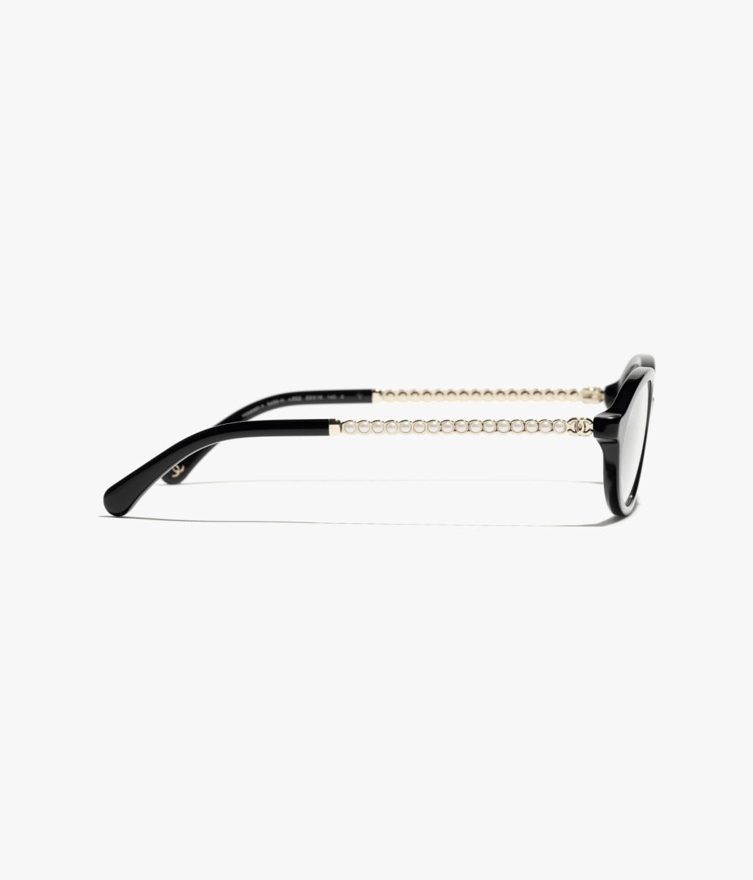 CHANEL Women’s Oval Black Eyeglasses