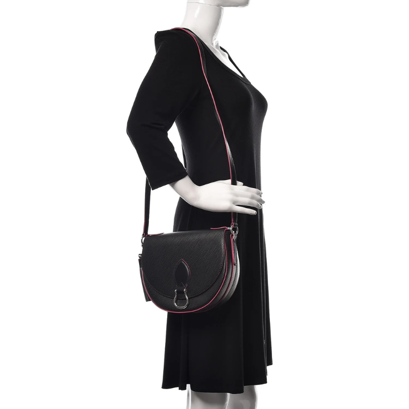 Louis Vuitton Epi Saint Cloud Shoulder Bag - Black