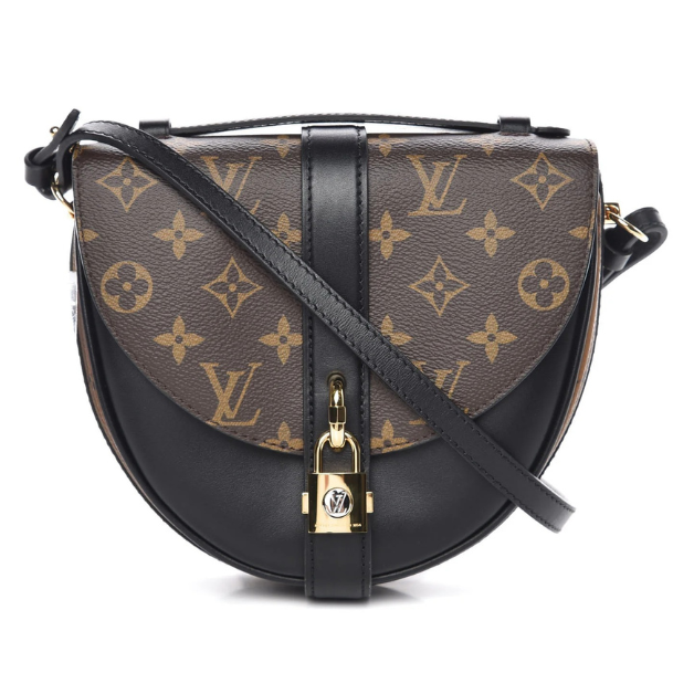 Louis Vuitton Monogram Reverse Chantilly Lock Crossbody Bag - Brown