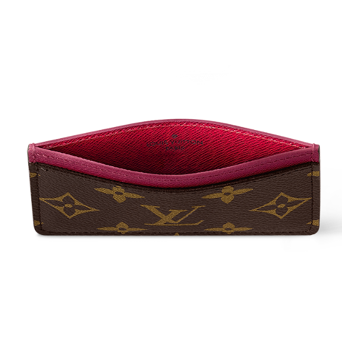 Louis Vuitton Monogram Canvas Card Holder - Fuchsia