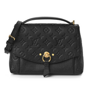 Louis Vuitton Monogram Empreinte Blanche BB Shoulder Bag - Black
