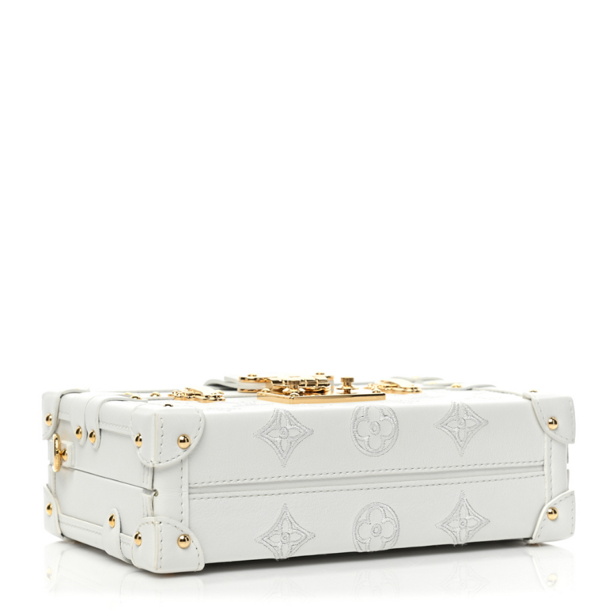 Louis Vuitton Petite Malle Handbag - White
