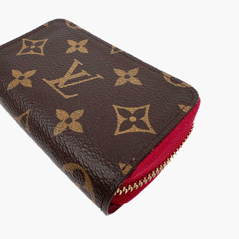 Louis Vuitton Monogram Canvas Zippy Multicartes Wallet - Fuchsia