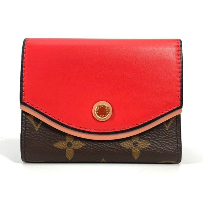 Louis Vuitton Monogram Portefeuille Tuileries Compact Wallet - Red/Brown