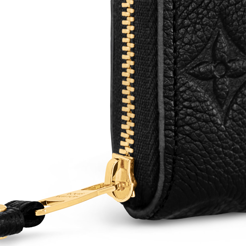 Louis Vuitton Monogram Empreinte Zippy Coin Purse - Black