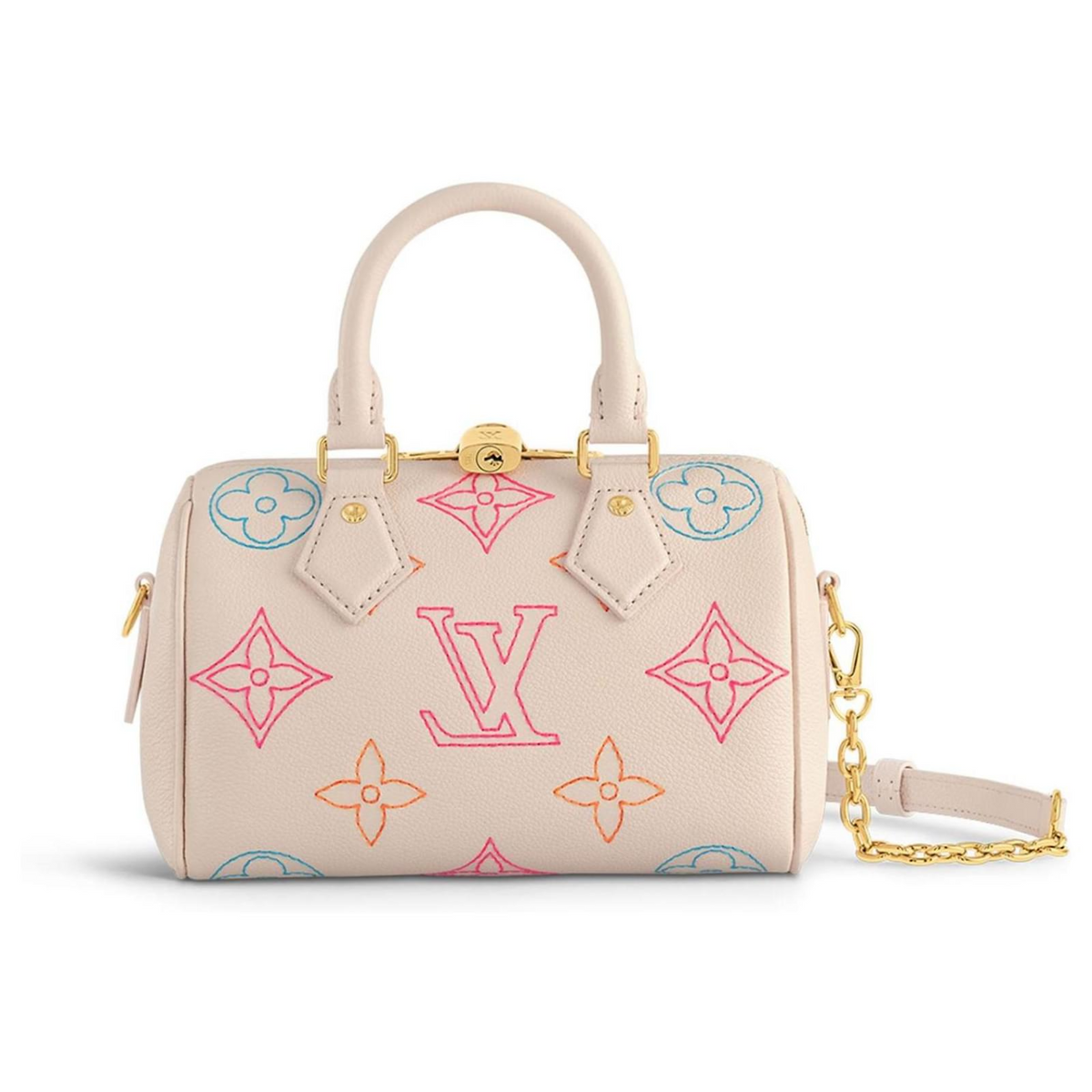 Louis Vuitton Speedy Bandoulière 20 Handbag - Beige