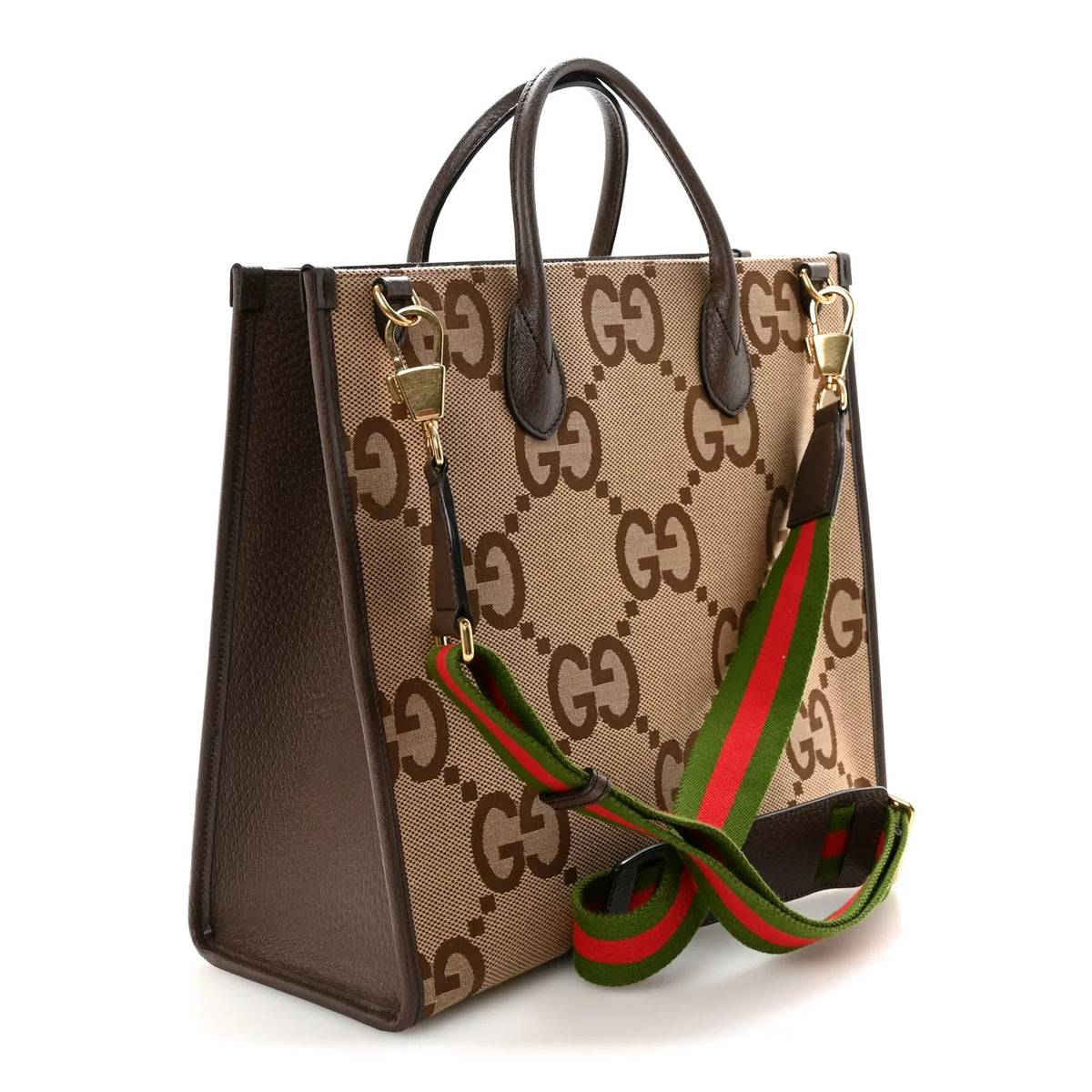Gucci GG Textured Tote Bag – Beige