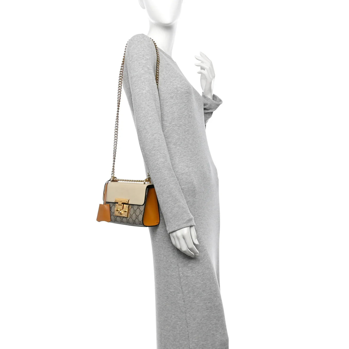 Gucci Padlock Shoulder Bag – Beige