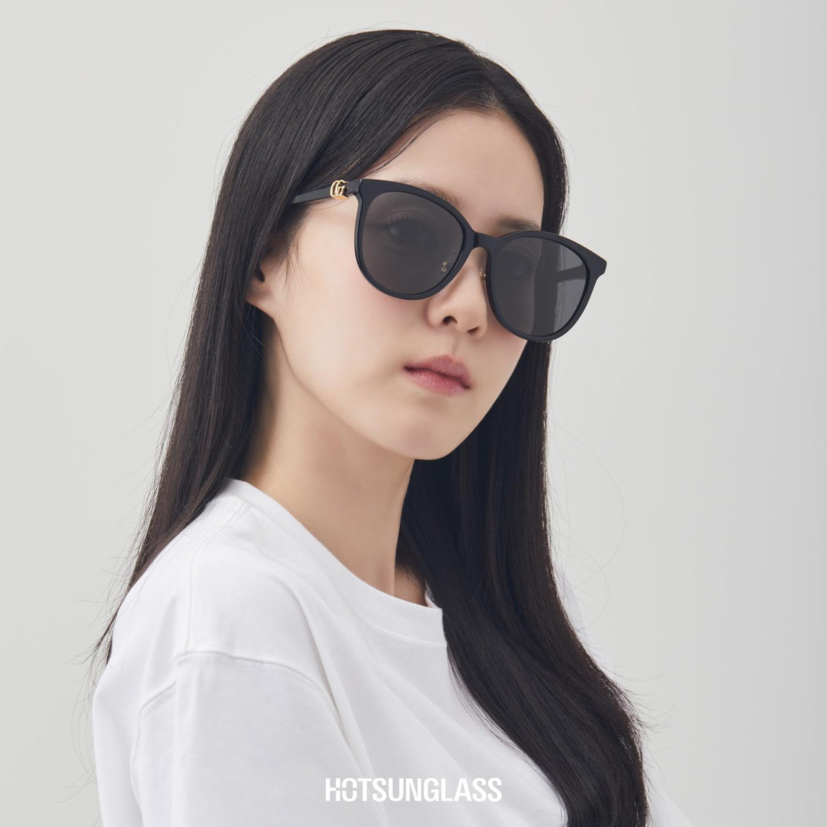 Gucci GG1180SK Cateye Black Sunglasses