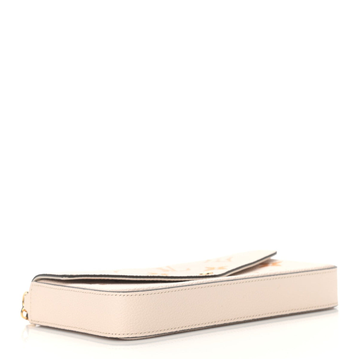 Louis Vuitton Félicie Pochette Chain Wallet - Cream Saffron
