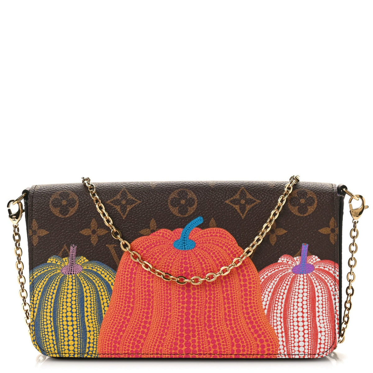Louis Vuitton x Yayoi Kusama Pochette Accessoires Shoulder Bag - Brown