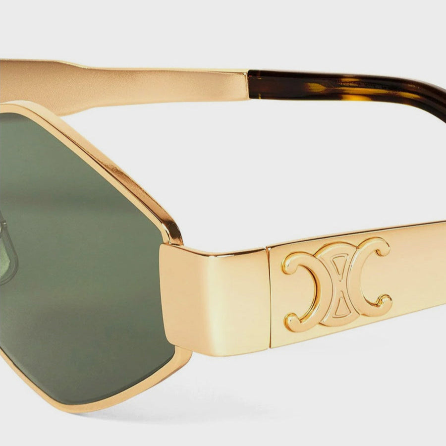 Celine CL40254 30N Triomphe Metal Gold Sunglasses