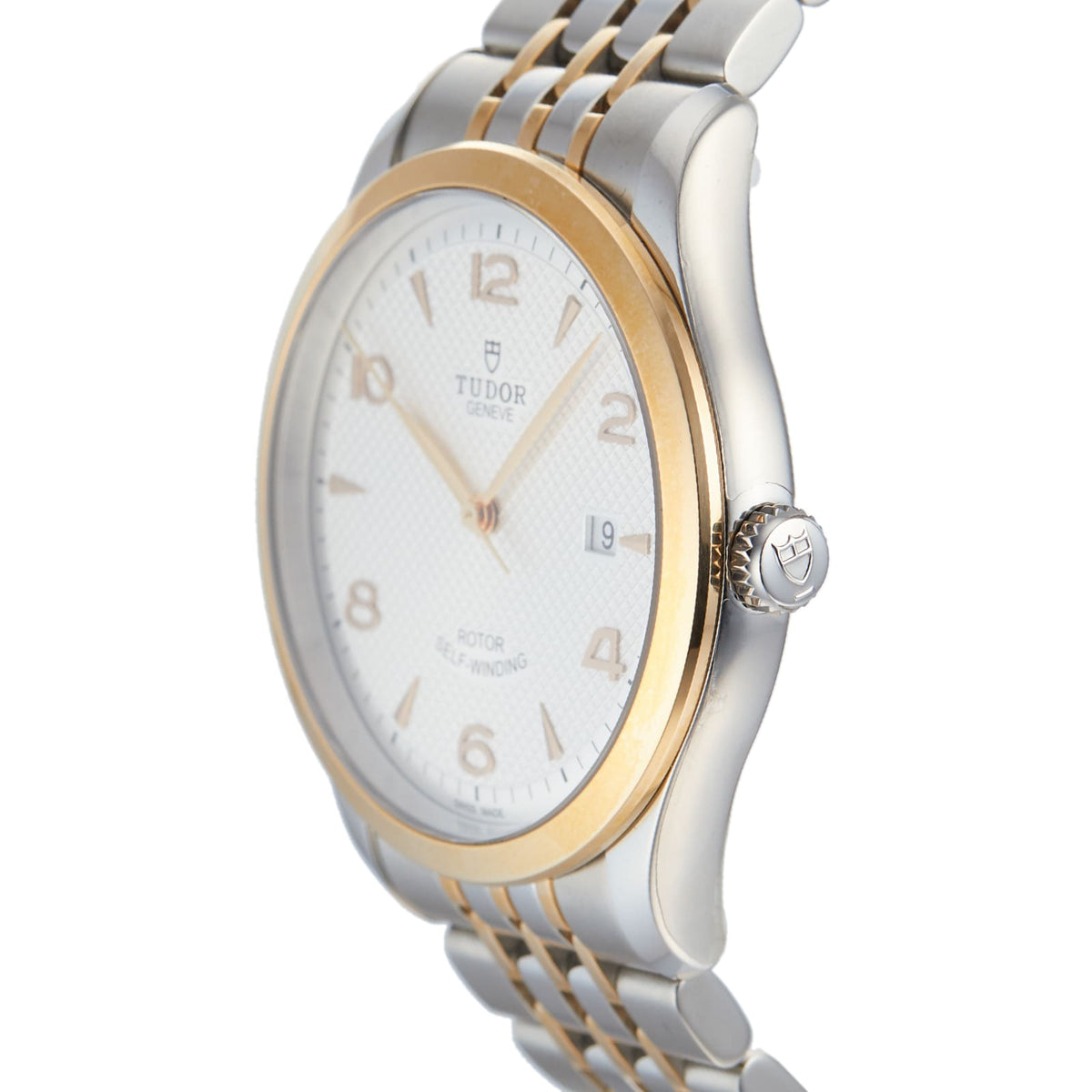 Tudor 1926 Automatic Silver Dial Two Tone Steel Strap Watch for Men - M91651-0001