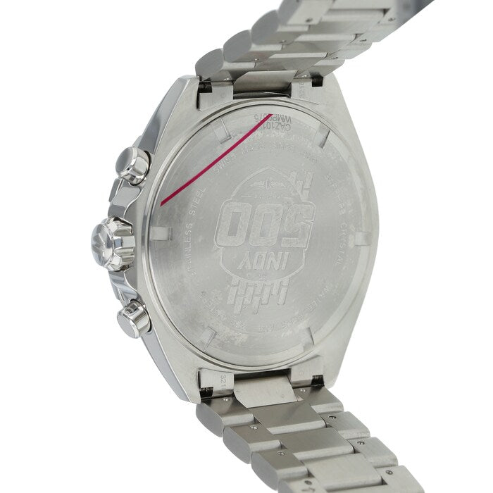 Tag Heuer Formula 1 Indy 500 Special Edition Black Dial Silver Steel Strap Watch for Men - CAZ101V.BA0842
