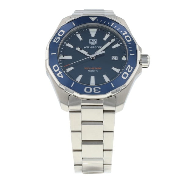 Tag Heuer Aquaracer Blue Dial Watch for Men - WAY101C.BA0746