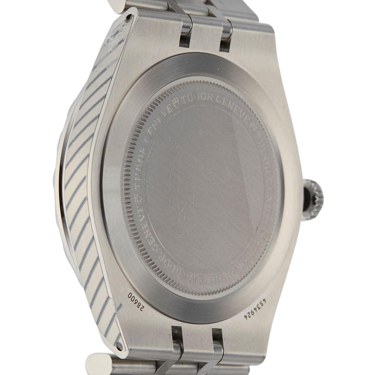 Tudor Royal Automatic Diamonds Blue Dial Silver Steel Strap Watch for Men - M28600-0006