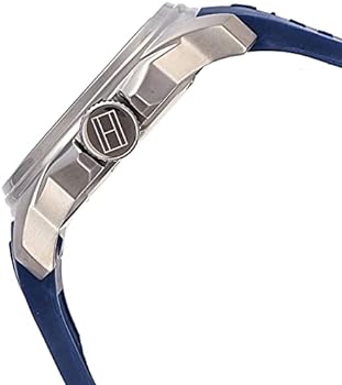 Tommy Hilfiger Windsurf White Dial Blue Rubber Strap Watch for Men - 1791113