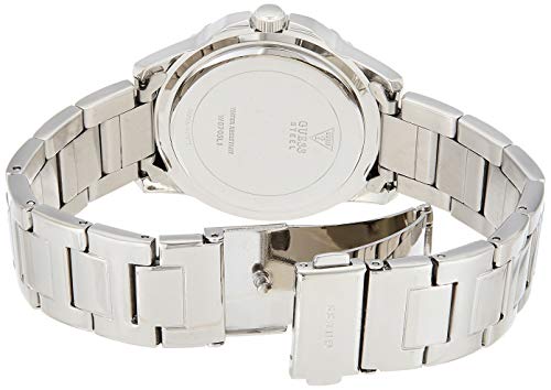 Guess Sassy Multifunction Quartz Silver Dial Silver Steel Strap Watch For Women - W0705L1