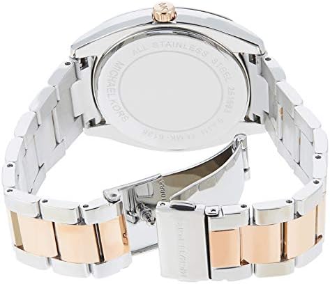 Michael Kors Bryn Quartz Blue Dial Two Tone Steel Strap Watch For Women - MK6136