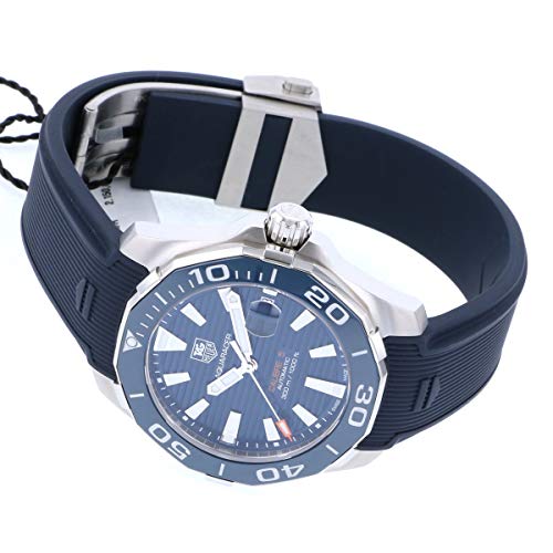 Tag Heuer Aquaracer Calibre 5 Blue Dial Blue Silicone Strap Watch for Men -  WAY211C.FT6155