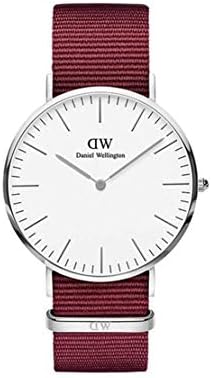 Daniel Wellington Classic Roselyn White Dial Red NATO Strap Watch For Women - DW00100268
