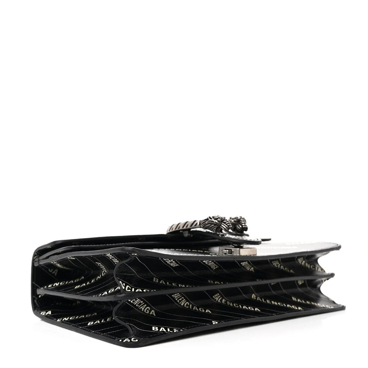 Gucci X Balenciaga Calfskin Small Shoulder Bag – Black