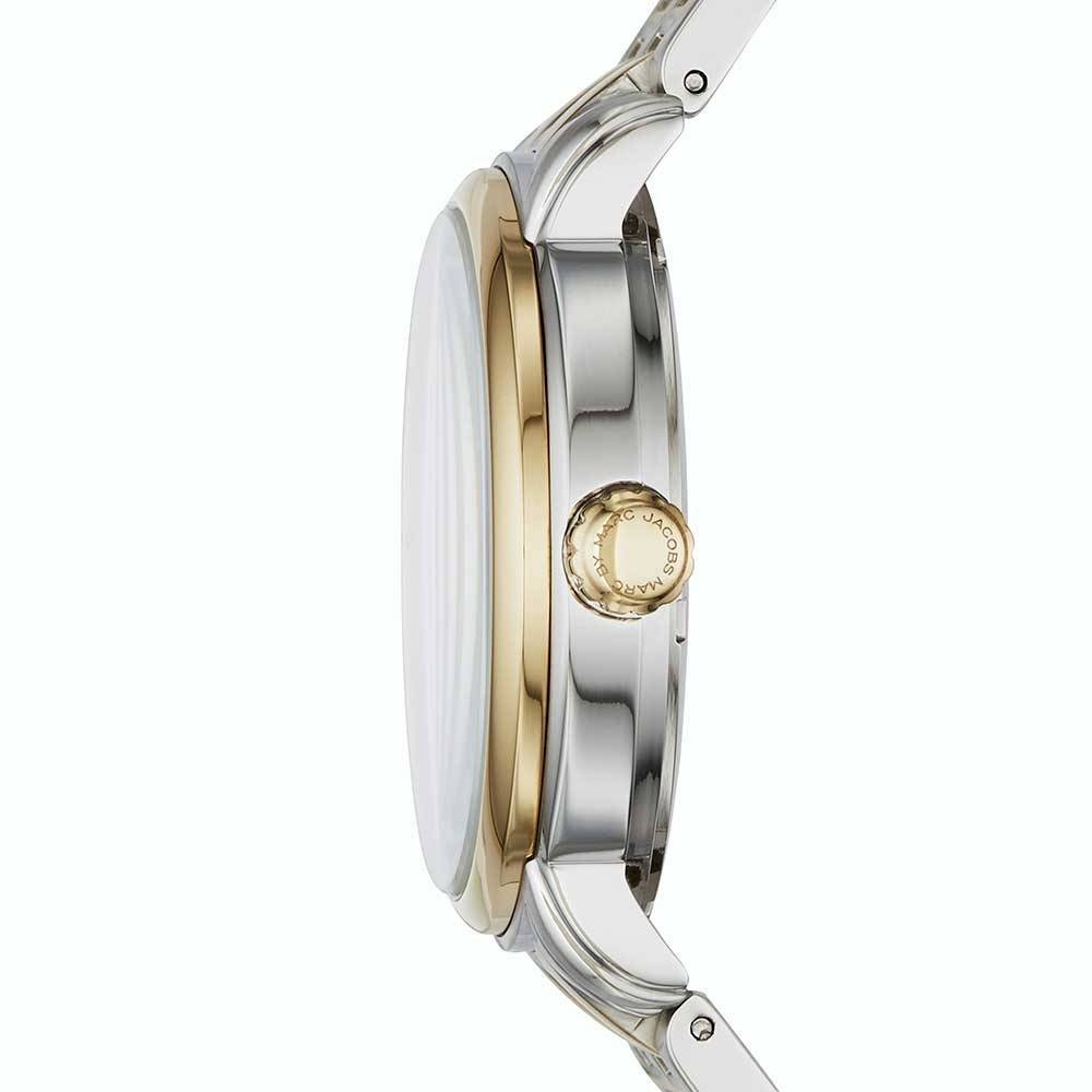 Marc Jacobs Fergus White Dial Two Tone Steel Strap Watch for Men - MBM5079