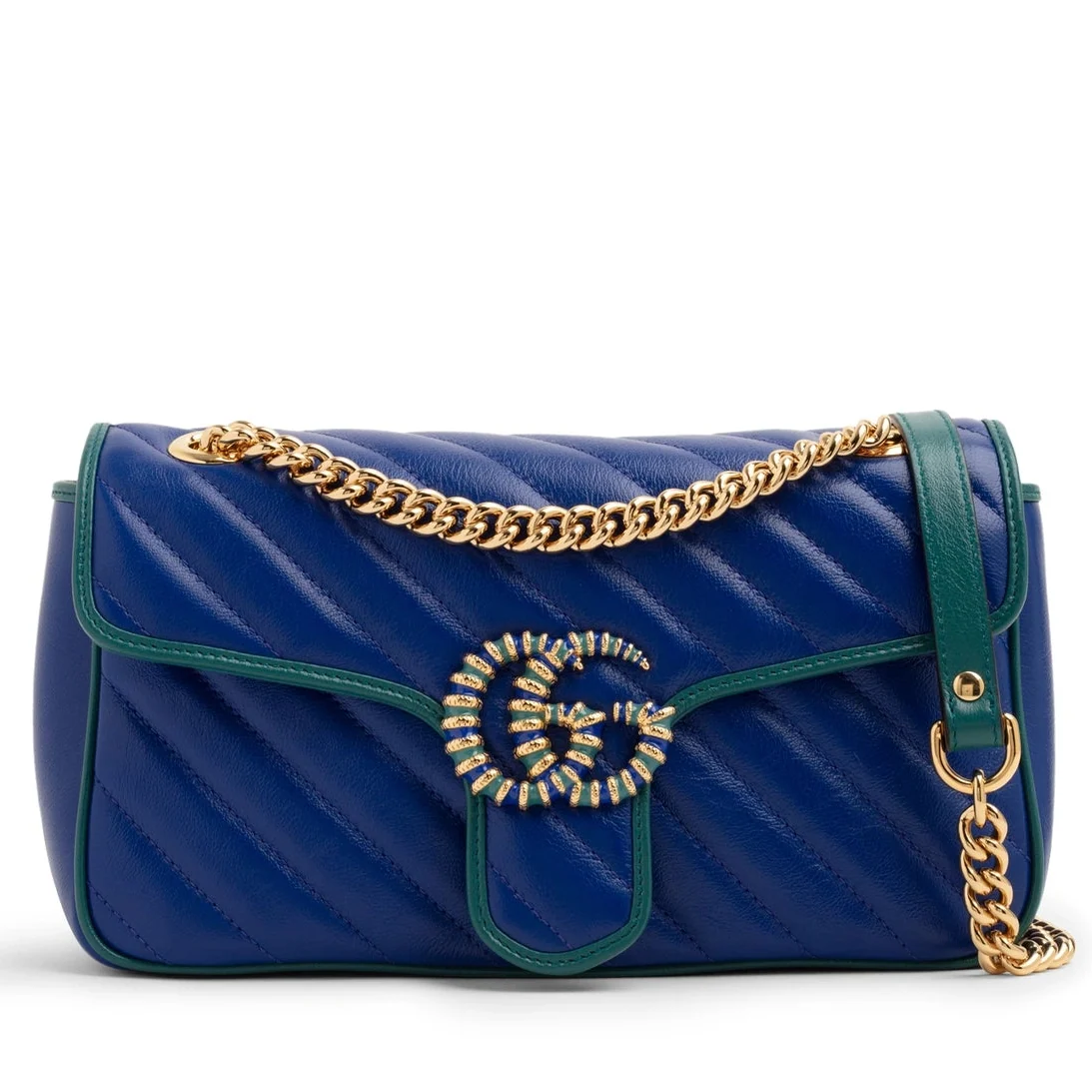 Gucci GG Marmont Shoulder Bag – Blue