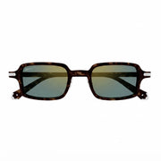 Cartier Première de Unisex Square Acetate Havana Frame  Green Sunglasses