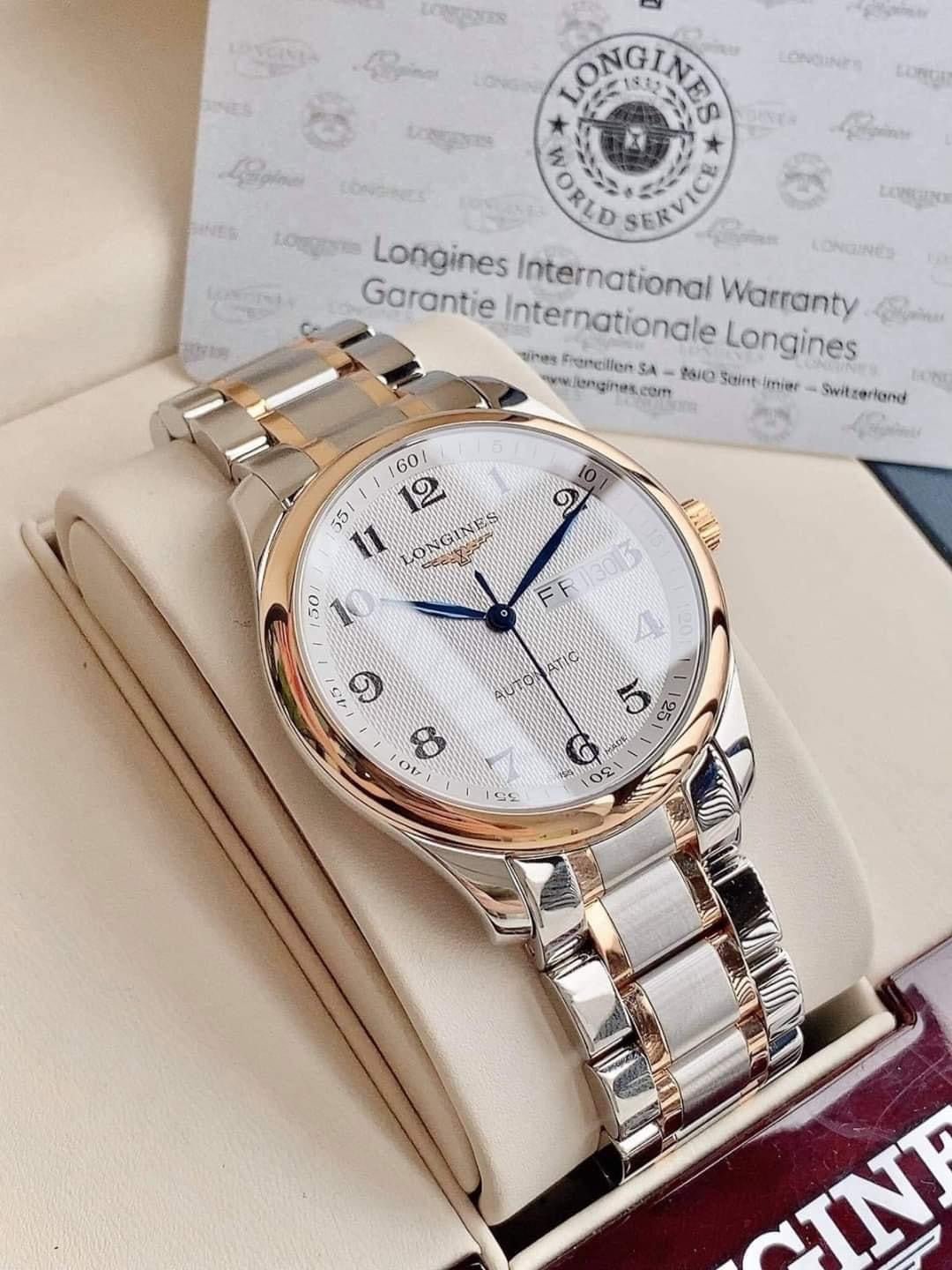 Longines Master Collection Automatic 38.5mm Silver Dial Two Tone Steel Strap Watch for Men - L2.755.5.79.7